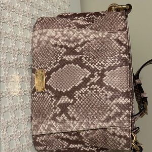 Michael Kors Brown Snakeskin Crossbody Bag